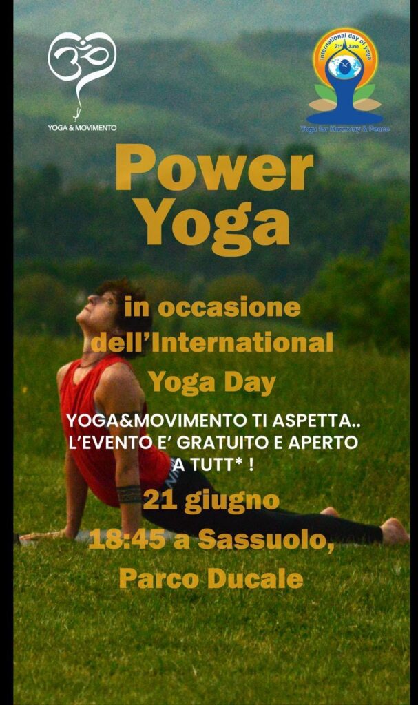 21 giugno 2024 International Yoga Day